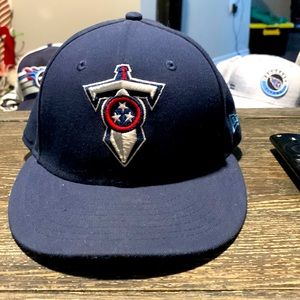 Used Tennessee titans 59/50 new era low pro hat